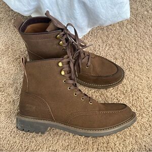 FRYE AND CO. Dark Brown Men's Lace-Up Boots